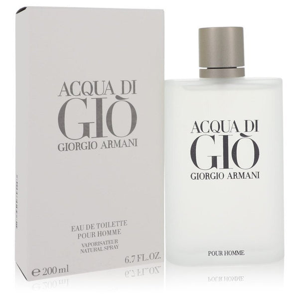 Acqua Di Gio by Giorgio Armani Eau De Toilette Spray 6.7 oz (Men)