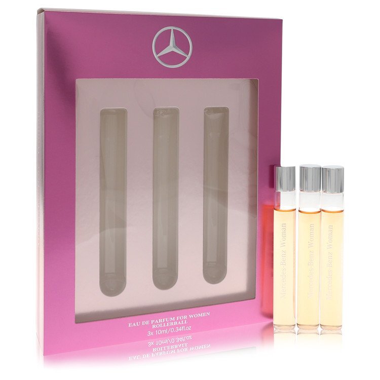 Mercedes Benz by Mercedes Benz Gift Set -- 3 x .34 oz Eau De Parfum Rollerballs (Women)